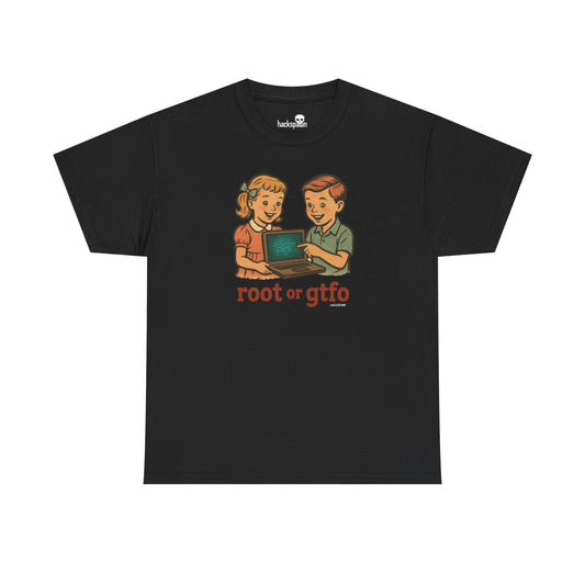 Root or GTFO – Hackspawn Tee for Coders, Script Kiddies & System Dropouts