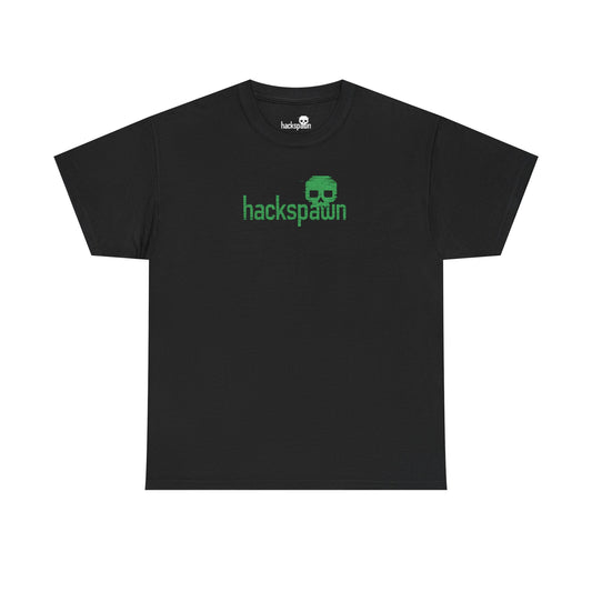 Hackspawn Logo Tee – Digital Skull Shirt for Rebels & Coders