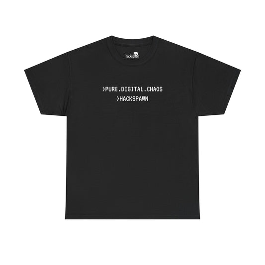 >PURE.DIGITAL.CHAOS — Hackspawn Terminal Tee