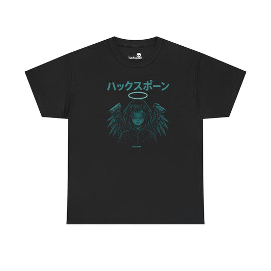 Surveillance Angel – Hackspawn Tee for Coders, Loopwalkers & System Ghosts